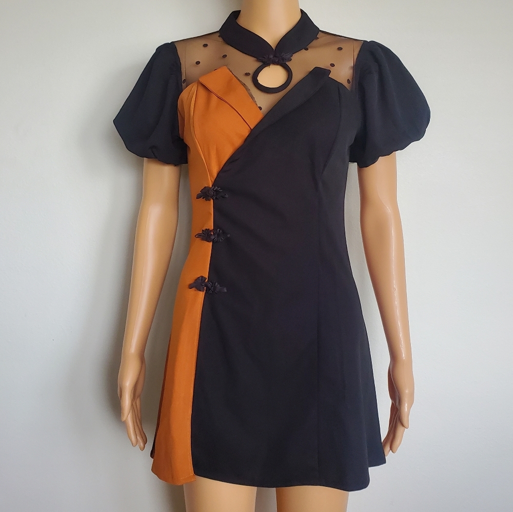 Colorblock tunic